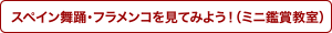 スペイン舞踊・フラメンコを見てみよう！（ミニ鑑賞教室）