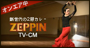 新世代の2層カレー「ZEPPIN」TV-CM　オンエア中